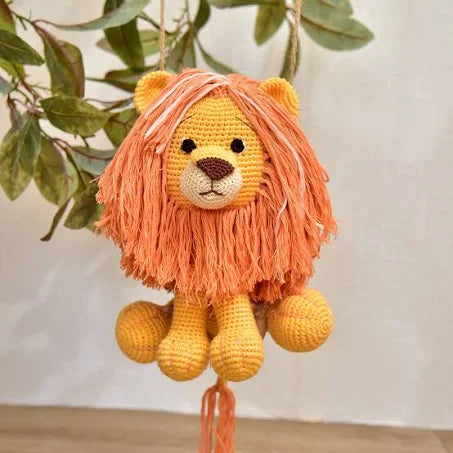 Lion crochet soft toy