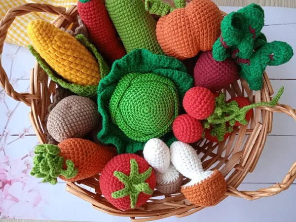 Crochet Farmers' Basket