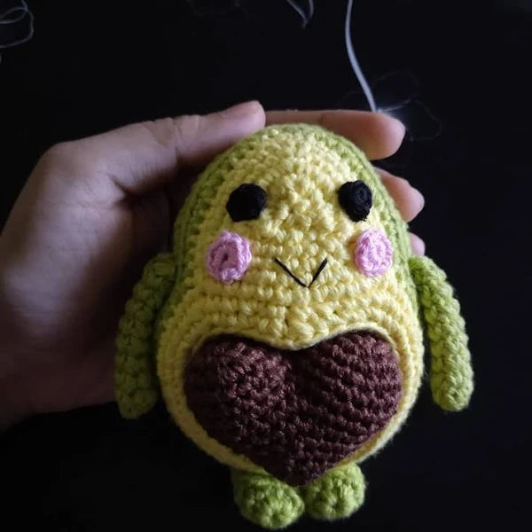 Avocado Crochet Soft Toy